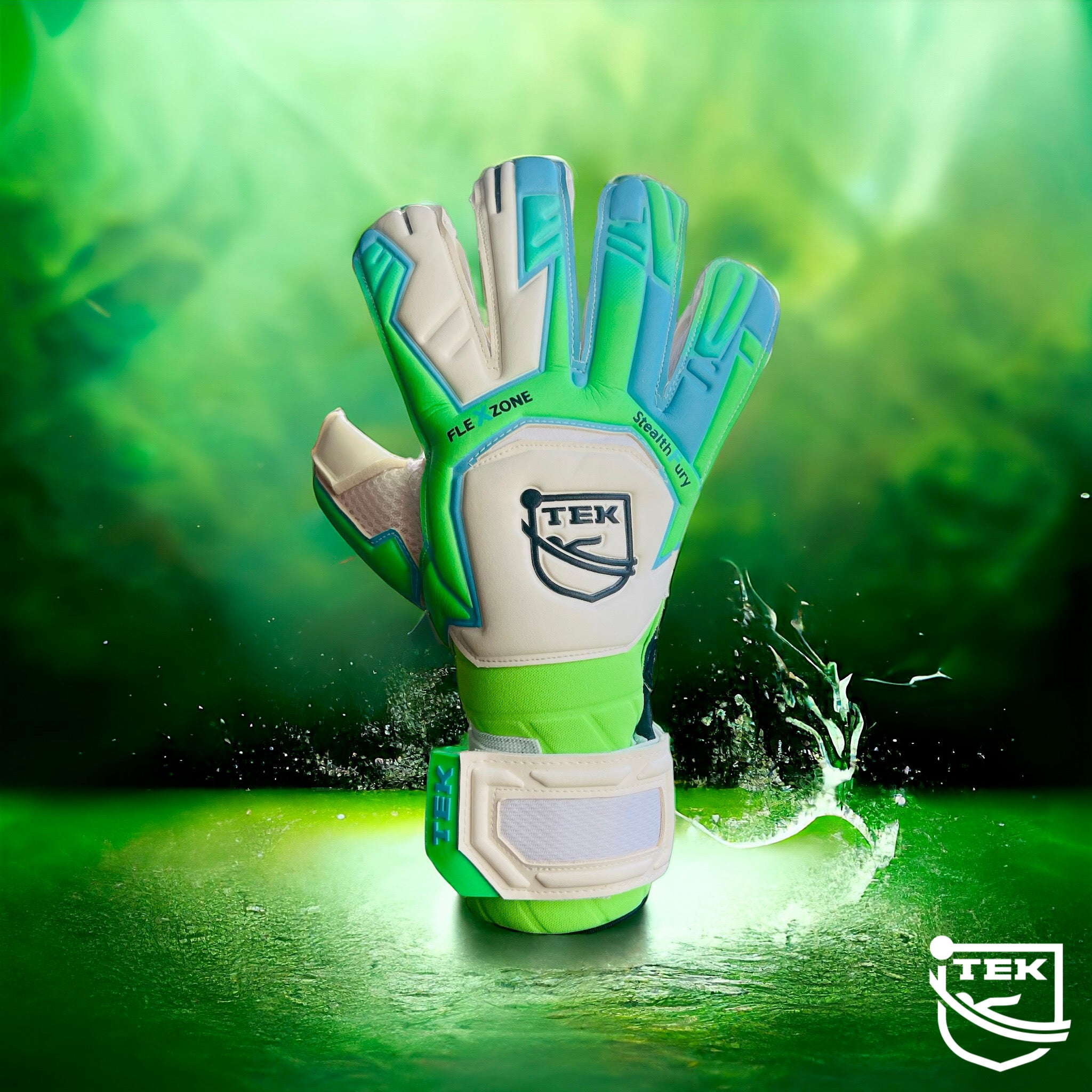 TEK StealthFury Green Goalkeeper Gloves – TEK Goalkeeping