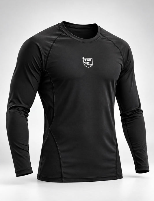 TEK Performance Compression Long Sleeve – Black